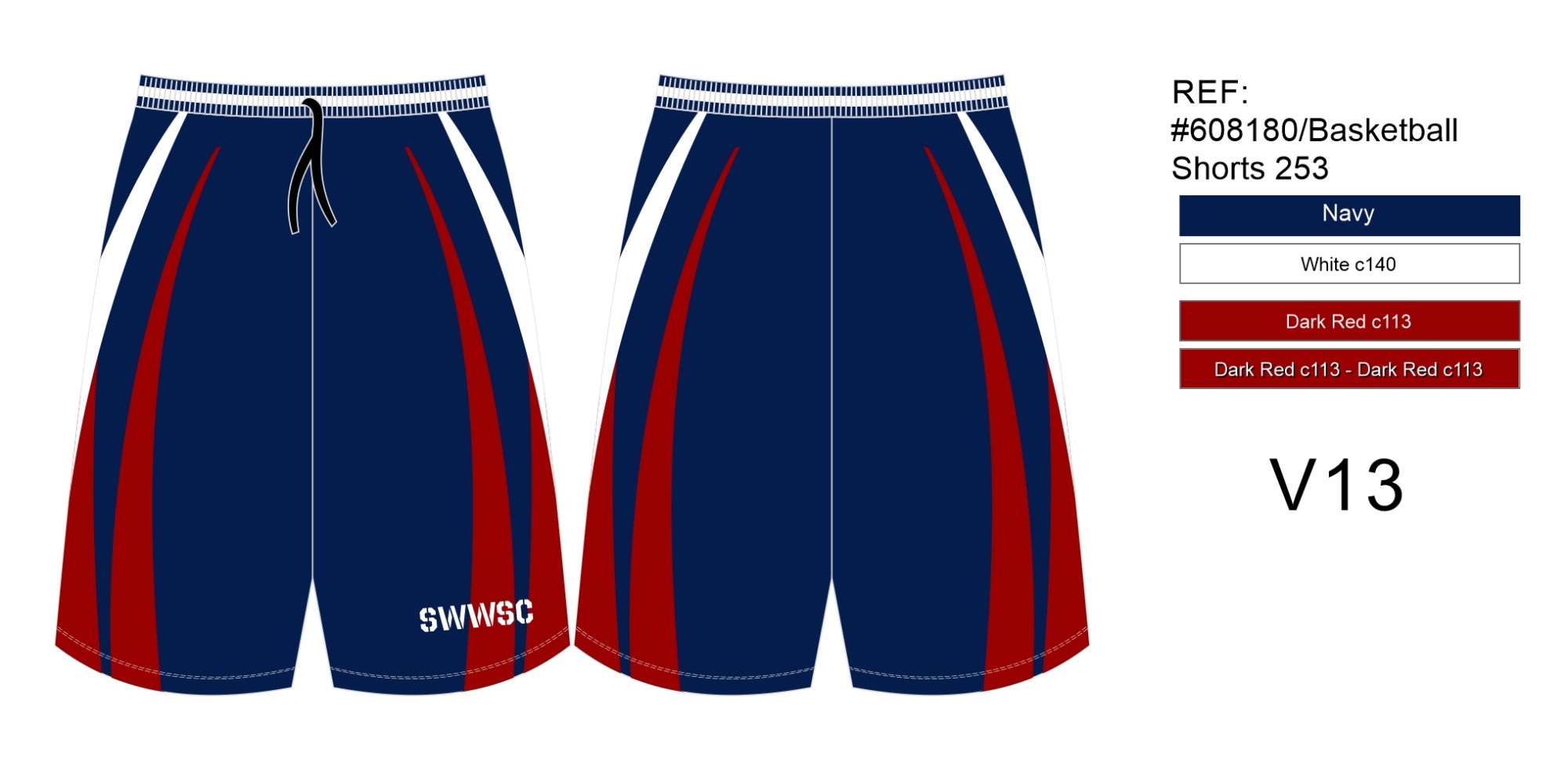 SWWSC Basketball Shorts
