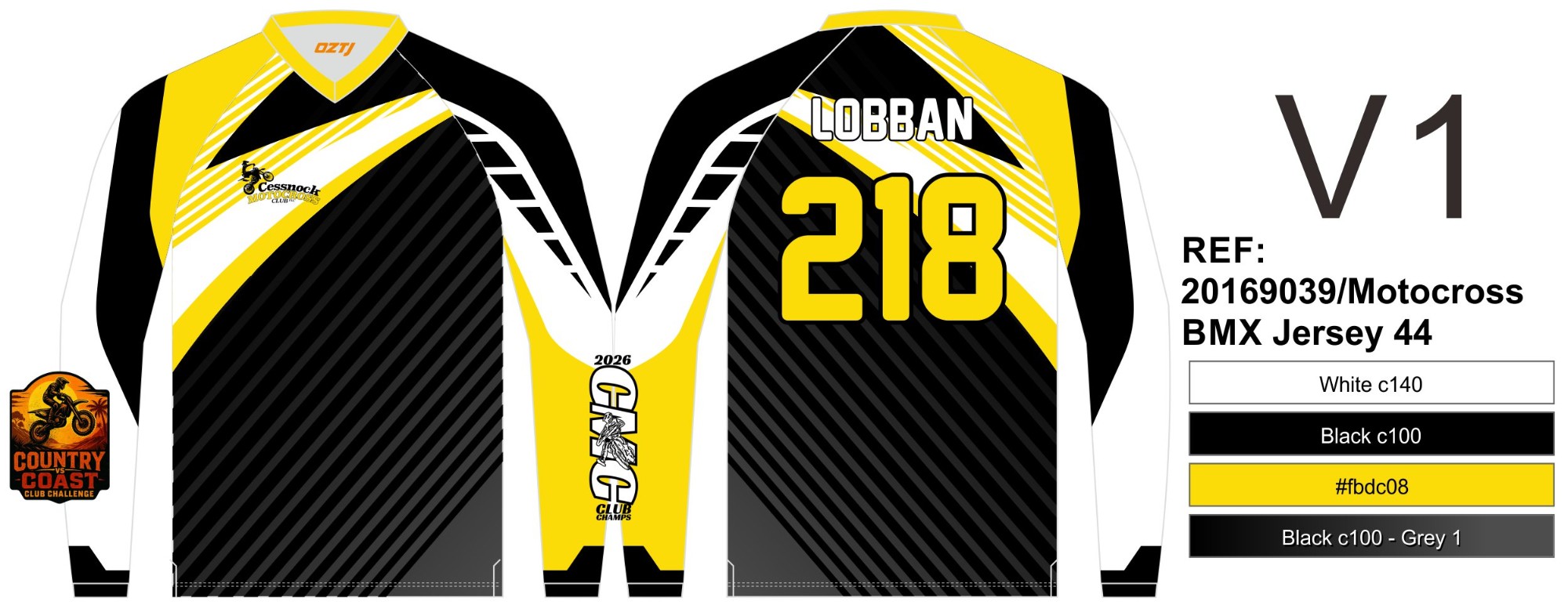 Cessnock MX Jersey
